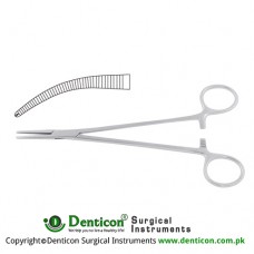 Halsted-Mosquito Haemostatic Forcep Curved - 1 x 2 Teeth Stainless Steel, 20.5 cm - 8" 